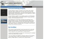 Desktop Screenshot of calcasieurefining.com