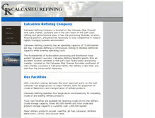 Tablet Screenshot of calcasieurefining.com